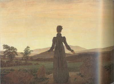 Caspar David Friedrich Woman Before the Setting Sun (mk10)